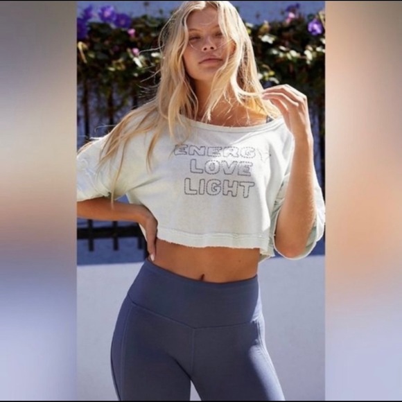 NWT Free People FP Movement Nava Graphic Pierced - Picture 2 of 4